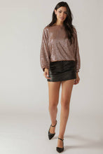 Load image into Gallery viewer, GOING OUT AGAIN SEQUIN TOP
