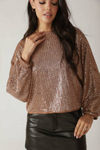 Load image into Gallery viewer, GOING OUT AGAIN SEQUIN TOP
