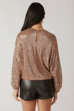 Load image into Gallery viewer, GOING OUT AGAIN SEQUIN TOP
