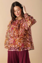 Load image into Gallery viewer, SUNSET STROLL WOVEN TOP
