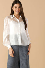 Load image into Gallery viewer, GIRL ON THE GO ORGANZA TOP
