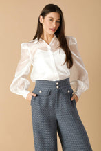 Load image into Gallery viewer, GIRL ON THE GO ORGANZA TOP
