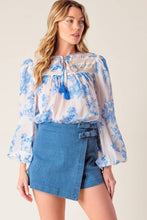 Load image into Gallery viewer, LAGOON DAYDREAMS WOVEN TOP
