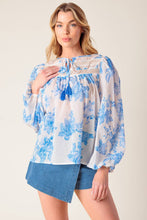 Load image into Gallery viewer, LAGOON DAYDREAMS WOVEN TOP
