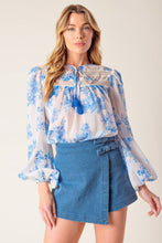Load image into Gallery viewer, LAGOON DAYDREAMS WOVEN TOP
