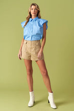 Load image into Gallery viewer, CREATING MEMORIES WOVEN CROP TOP

