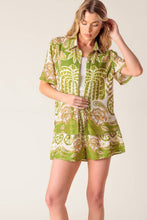 Load image into Gallery viewer, DISTANT ECHOES GREEN WOVEN SHIRT
