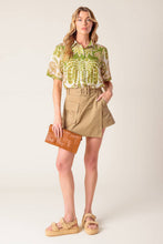 Load image into Gallery viewer, DISTANT ECHOES GREEN WOVEN SHIRT
