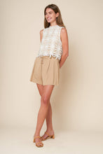 Load image into Gallery viewer, MEMORABLE FLIRT WOVEN LACE TOP
