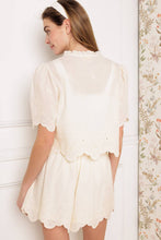 Load image into Gallery viewer, HAPPINESS COMES IN WOVEN TOP AND SHORT SET
