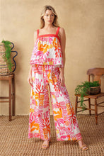 Load image into Gallery viewer, OVER YOU AGAIN WOVEN TOP AND PANT SET
