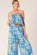 Load image into Gallery viewer, LET'S GET OUT OF TOWN WOVEN TOP AND PANT SET

