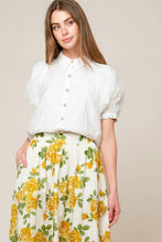 Load image into Gallery viewer, VINEYARD STROLL IVORY WOVEN TOP
