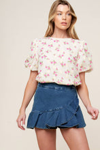 Load image into Gallery viewer, I&#39;LL THINK ABOUT CREAM WOVEN TOP
