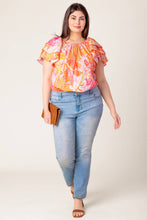 Load image into Gallery viewer, EVENING GLOW PINK WOVEN TOP

