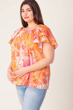 Load image into Gallery viewer, EVENING GLOW PINK WOVEN TOP
