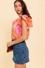 Load image into Gallery viewer, EVENING GLOW PINK WOVEN TOP
