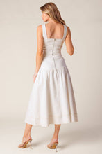 Load image into Gallery viewer, DOING IT MY WAY WHITE WOVEN TOP AND SKIRT SET
