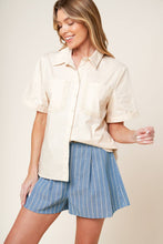 Load image into Gallery viewer, LAYTON CREAM WOVEN TOP
