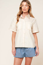 Load image into Gallery viewer, LAYTON CREAM WOVEN TOP
