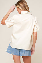 Load image into Gallery viewer, LAYTON CREAM WOVEN TOP
