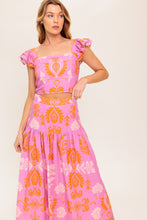 Load image into Gallery viewer, DISTANT SUN WOVEN TOP AND SKIRT SET

