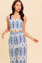 Load image into Gallery viewer, MODERN APPROACH NAVY WOVEN TOP AND PANT SET
