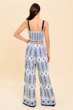 Load image into Gallery viewer, MODERN APPROACH NAVY WOVEN TOP AND PANT SET

