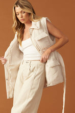 Load image into Gallery viewer, STORMY SKIES PUFFER VEST

