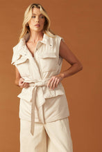 Load image into Gallery viewer, STORMY SKIES PUFFER VEST
