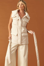 Load image into Gallery viewer, STORMY SKIES PUFFER VEST

