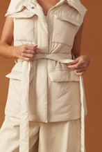 Load image into Gallery viewer, STORMY SKIES PUFFER VEST
