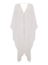 Load image into Gallery viewer, Bodrum Ties Kaftan - White
