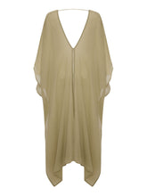 Load image into Gallery viewer, Bodrum Ties Kaftan - Khaki Green
