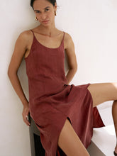 Load image into Gallery viewer, Lucid Midnight Maxi Dress - Burgundy
