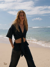 Load image into Gallery viewer, Lucid Flow Tie Pants - Black
