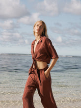 Load image into Gallery viewer, Lucid Tie Shirt - Burgundy

