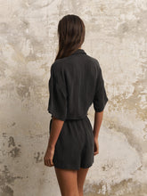 Load image into Gallery viewer, Lucid Flow Tie Shorts - Black
