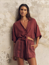 Load image into Gallery viewer, Lucid Tie Shirt - Burgundy
