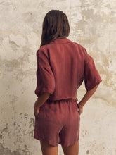 Load image into Gallery viewer, Lucid Tie Shirt - Burgundy
