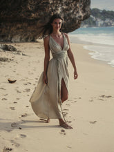 Load image into Gallery viewer, Muse Braided Straps Dress - Khaki Green
