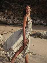 Load image into Gallery viewer, Muse Braided Straps Dress - Khaki Green
