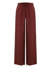 Load image into Gallery viewer, Lucid Flow Tie Pants - Burgundy
