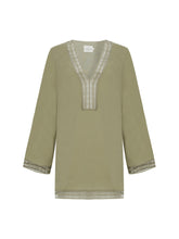 Load image into Gallery viewer, Positano Dress - Khaki Green
