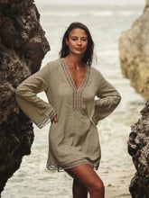 Load image into Gallery viewer, Positano Dress - Khaki Green
