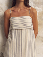 Load image into Gallery viewer, Puglia Stripes Mini Dress - Navy

