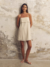 Load image into Gallery viewer, Puglia Stripes Mini Dress - Oatmeal

