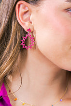 Load image into Gallery viewer, CHARLOTTE FLORAL DROP EARRINGS
