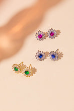 Load image into Gallery viewer, VINTAGE SUNFLOWER EARRINGS
