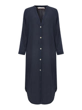 Load image into Gallery viewer, Terra Shirt Dress - Navy
